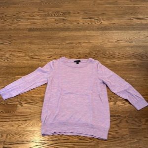 J Crew wool sweater with 3/4 sleeves
